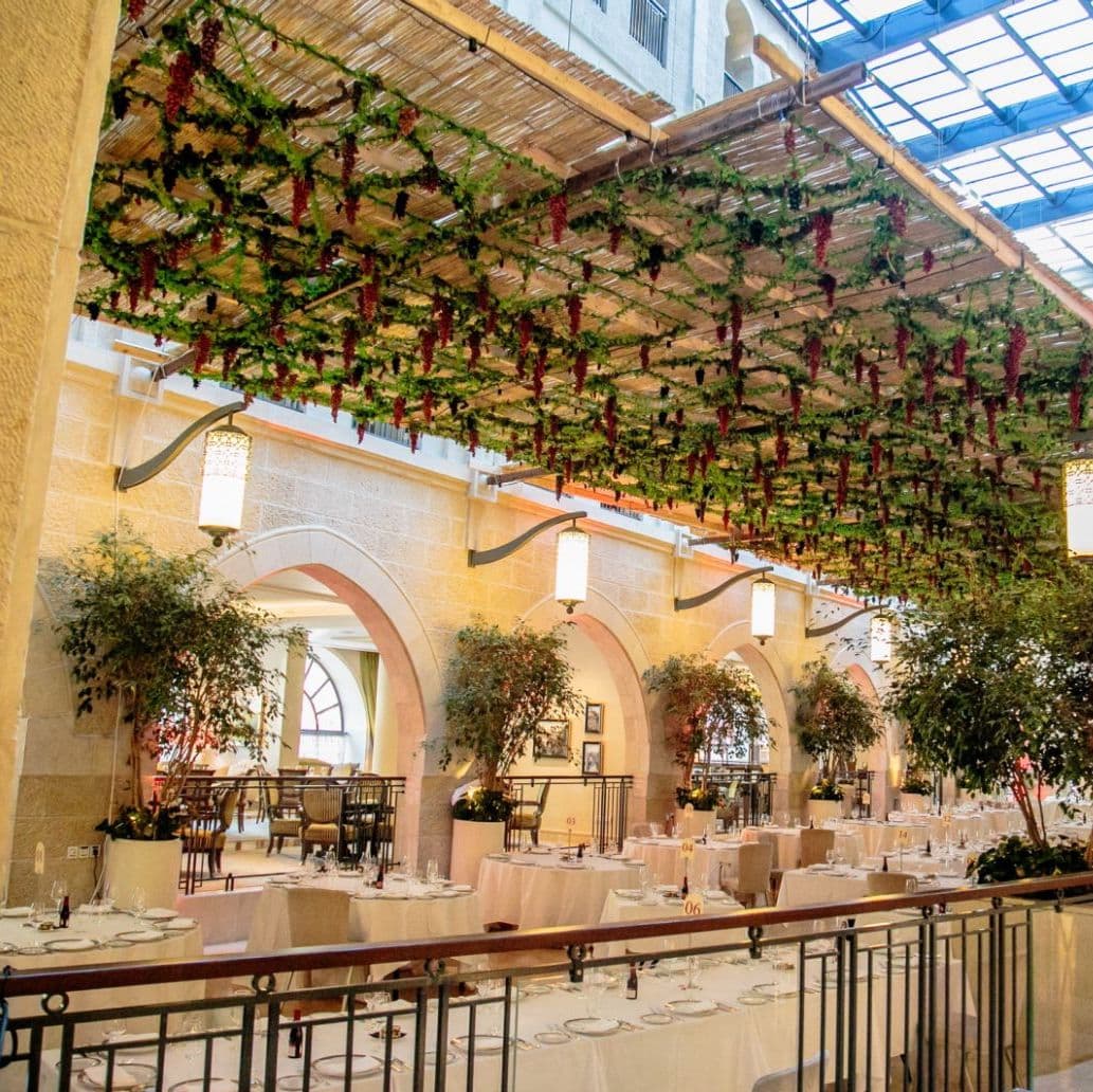 Souka décorée à Neuilly pour le dîner communautaire